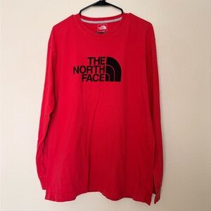 The North Face Vibrant Red Crew Neck Tee